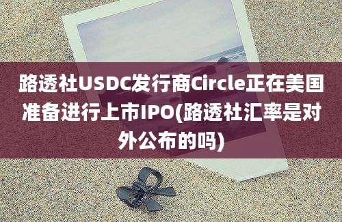 路透社USDC发行商Circle正在美国准备进行上市IPO(路透社汇率是对外公布的吗)