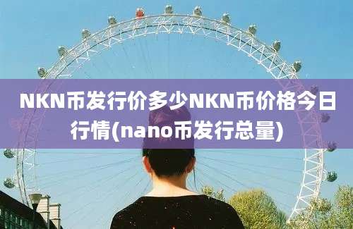 NKN币发行价多少NKN币价格今日行情(nano币发行总量)