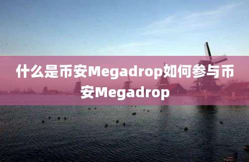 什么是币安Megadrop如何参与币安Megadrop