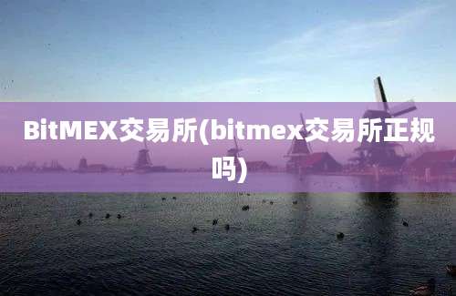 BitMEX交易所(bitmex交易所正规吗)