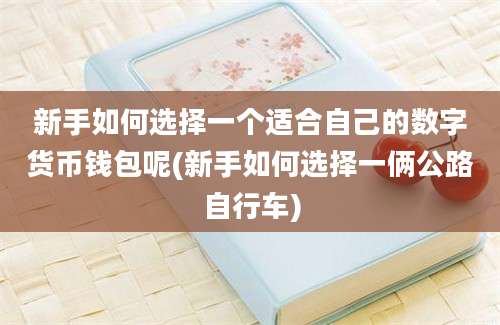 新手如何选择一个适合自己的数字货币钱包呢(新手如何选择一俩公路自行车)