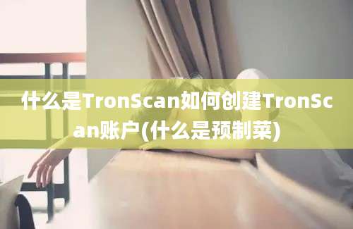 什么是TronScan如何创建TronScan账户(什么是预制菜)