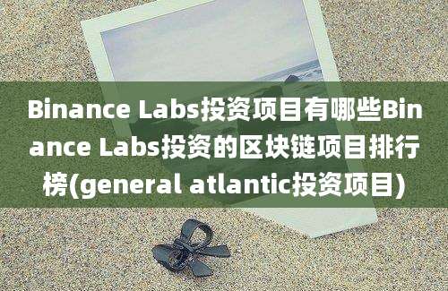 Binance Labs投资项目有哪些Binance Labs投资的区块链项目排行榜(general atlantic投资项目)