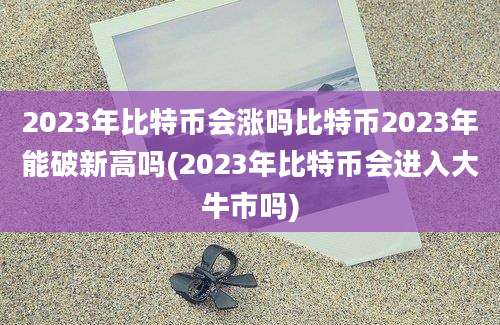 2023年比特币会涨吗比特币2023年能破新高吗(2023年比特币会进入大牛市吗)