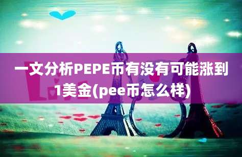 一文分析PEPE币有没有可能涨到1美金(pee币怎么样)