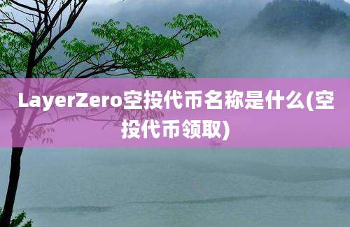 LayerZero空投代币名称是什么(空投代币领取)