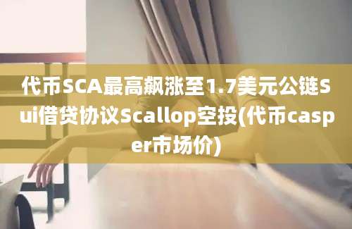 代币SCA最高飙涨至1.7美元公链Sui借贷协议Scallop空投(代币casper市场价)