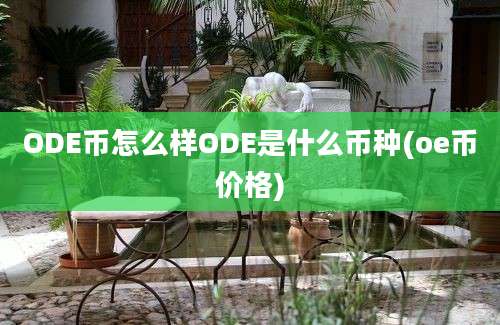 ODE币怎么样ODE是什么币种(oe币价格)