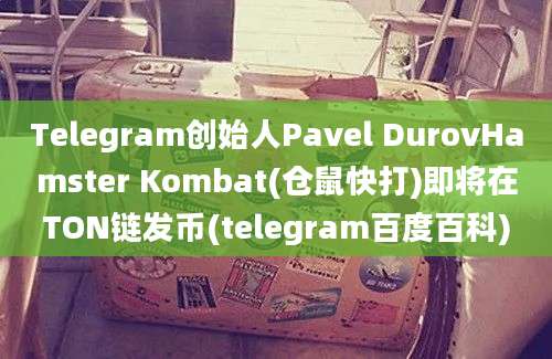 Telegram创始人Pavel DurovHamster Kombat(仓鼠快打)即将在TON链发币(telegram百度百科)