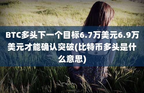 BTC多头下一个目标6.7万美元6.9万美元才能确认突破(比特币多头是什么意思)