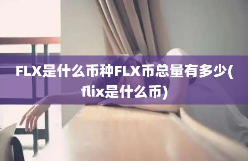 FLX是什么币种FLX币总量有多少(flix是什么币)