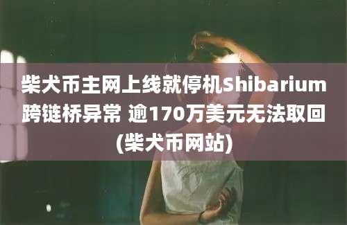 柴犬币主网上线就停机Shibarium跨链桥异常 逾170万美元无法取回(柴犬币网站)