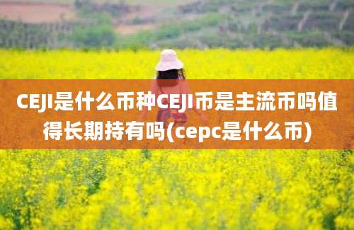 CEJI是什么币种CEJI币是主流币吗值得长期持有吗(cepc是什么币)