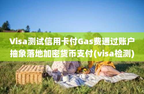 Visa测试信用卡付Gas费通过账户抽象落地加密货币支付(visa检测)