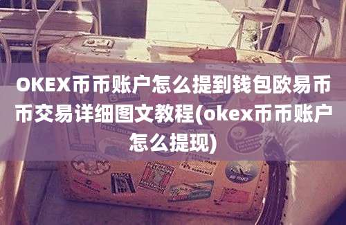 OKEX币币账户怎么提到钱包欧易币币交易详细图文教程(okex币币账户怎么提现)