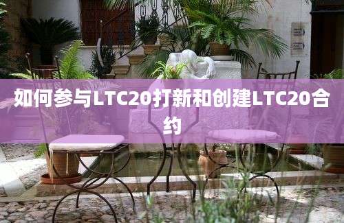 如何参与LTC20打新和创建LTC20合约