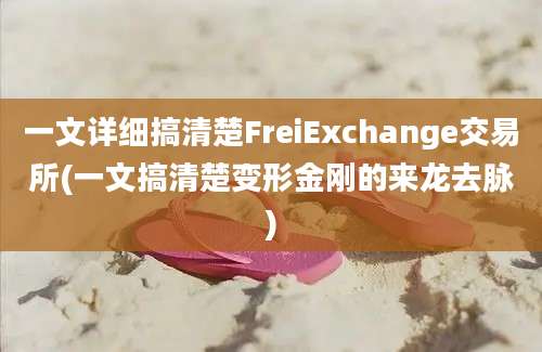 一文详细搞清楚FreiExchange交易所(一文搞清楚变形金刚的来龙去脉)