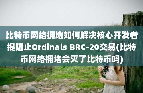 比特币网络拥堵如何解决核心开发者提阻止Ordinals BRC-20交易(比特币网络拥堵会灭了比特币吗)