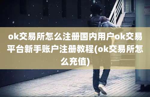 ok交易所怎么注册国内用户ok交易平台新手账户注册教程(ok交易所怎么充值)