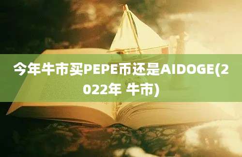 今年牛市买PEPE币还是AIDOGE(2022年 牛市)