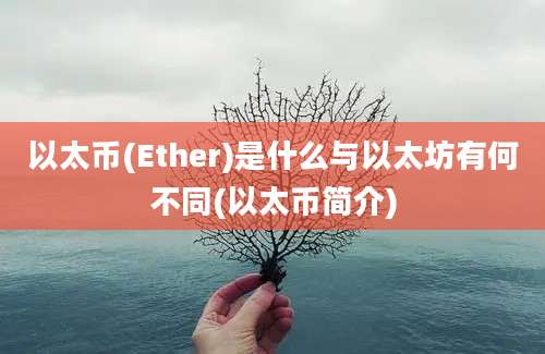 以太币(Ether)是什么与以太坊有何不同(以太币简介)