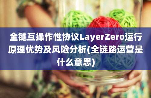 全链互操作性协议LayerZero运行原理优势及风险分析(全链路运营是什么意思)