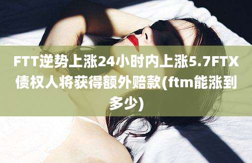 FTT逆势上涨24小时内上涨5.7FTX债权人将获得额外赔款(ftm能涨到多少)