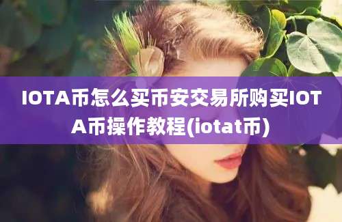 IOTA币怎么买币安交易所购买IOTA币操作教程(iotat币)