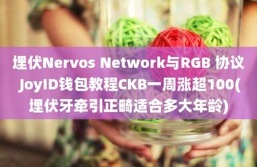 埋伏Nervos Network与RGB 协议 JoyID钱包教程CKB一周涨超100(埋伏牙牵引正畸适合多大年龄)