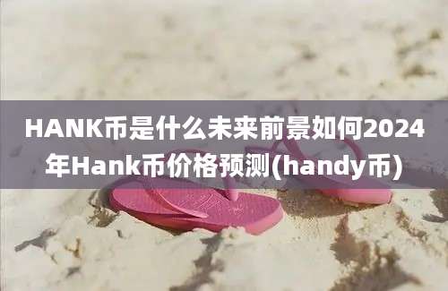 HANK币是什么未来前景如何2024年Hank币价格预测(handy币)