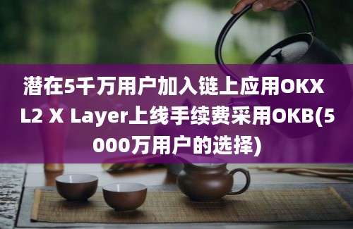 潜在5千万用户加入链上应用OKX L2 X Layer上线手续费采用OKB(5000万用户的选择)