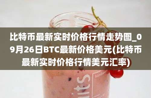 比特币最新实时价格行情走势图_09月26日BTC最新价格美元(比特币最新实时价格行情美元汇率)