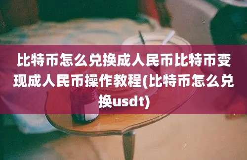 比特币怎么兑换成人民币比特币变现成人民币操作教程(比特币怎么兑换usdt)