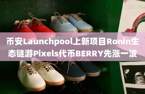 币安Launchpool上新项目Ronin生态链游Pixels代币BERRY先涨一波