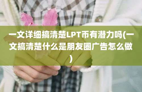 一文详细搞清楚LPT币有潜力吗(一文搞清楚什么是朋友圈广告怎么做)