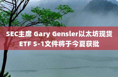 SEC主席 Gary Gensler以太坊现货ETF S-1文件将于今夏获批