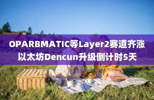 OPARBMATIC等Layer2赛道齐涨以太坊Dencun升级倒计时5天