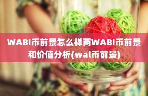 WABI币前景怎么样两WABI币前景和价值分析(wal币前景)