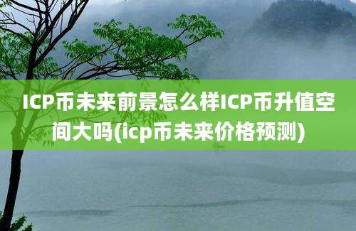 ICP币未来前景怎么样ICP币升值空间大吗(icp币未来价格预测)