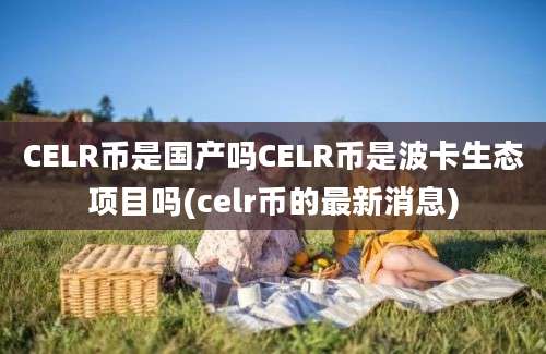 CELR币是国产吗CELR币是波卡生态项目吗(celr币的最新消息)