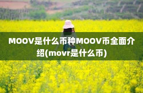 MOOV是什么币种MOOV币全面介绍(movr是什么币)