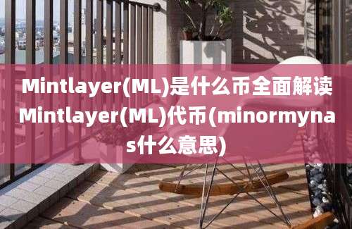 Mintlayer(ML)是什么币全面解读Mintlayer(ML)代币(minormynas什么意思)