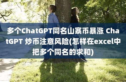 多个ChatGPT同名山寨币暴涨 ChatGPT 炒币注意风险(怎样在excel中把多个同名的求和)