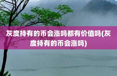 灰度持有的币会涨吗都有价值吗(灰度持有的币会涨吗)