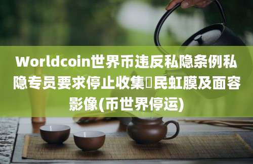 Worldcoin世界币违反私隐条例私隐专员要求停止收集巿民虹膜及面容影像(币世界停运)