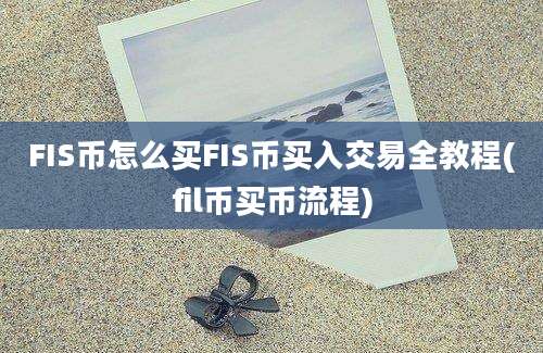 FIS币怎么买FIS币买入交易全教程(fil币买币流程)