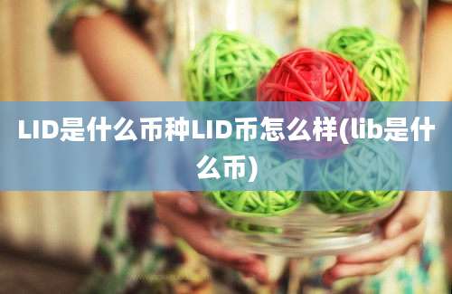 LID是什么币种LID币怎么样(lib是什么币)