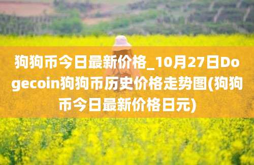 狗狗币今日最新价格_10月27日Dogecoin狗狗币历史价格走势图(狗狗币今日最新价格日元)