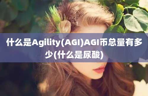 什么是Agility(AGI)AGI币总量有多少(什么是尿酸)