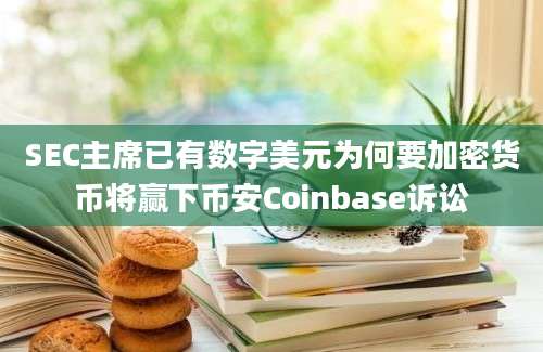 SEC主席已有数字美元为何要加密货币将赢下币安Coinbase诉讼